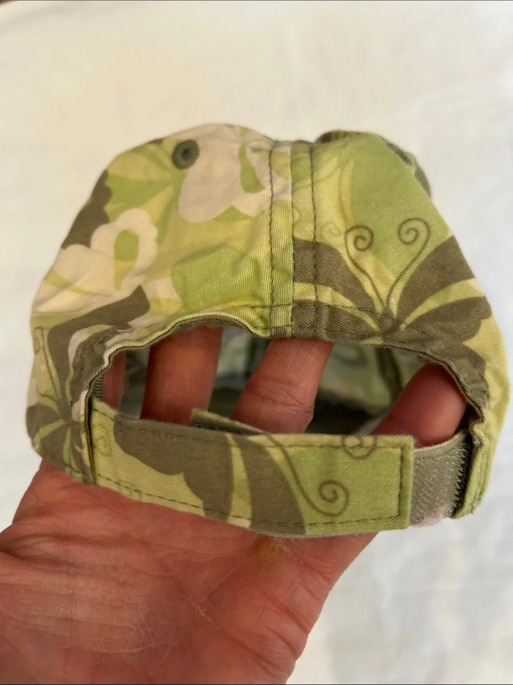 The Children's Place Green Camo Butterfly Baseball Cap